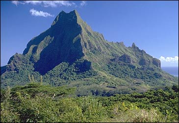 The real thing: Moorea's volcanic hills