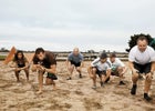 Le Corre and students at one of his MovNat workshops in San Diego