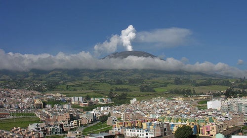 Galeras stratovolcano