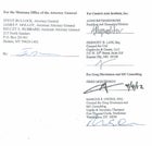 Settlement agreement signatures