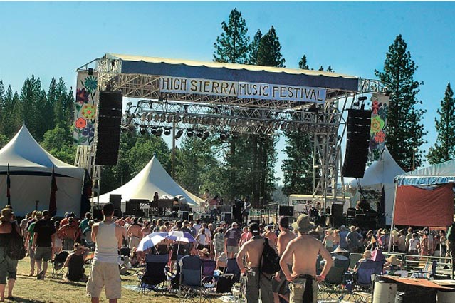The High Sierra Music Festival's main stage