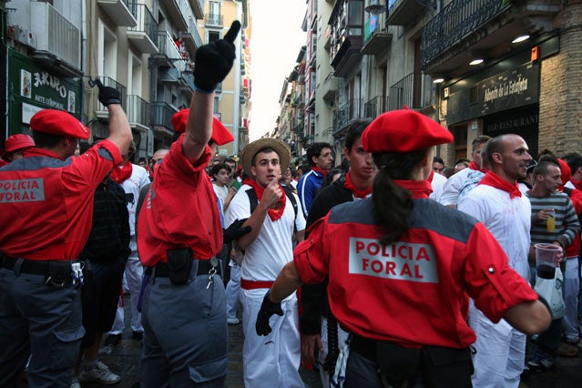 Pamplona police