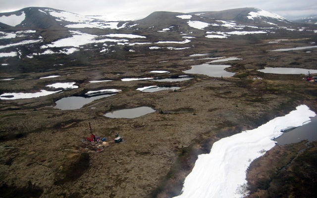 The proposed Pebble Mine site.