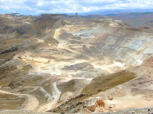 The Yanacocha gold mine.