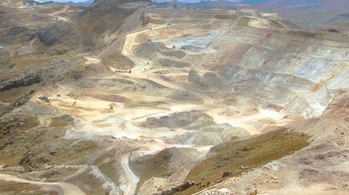 The Yanacocha gold mine.