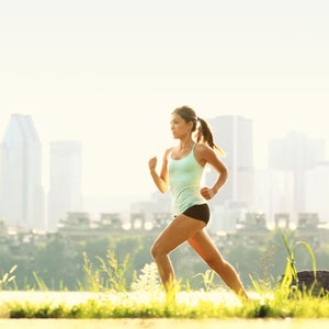 Woman running
