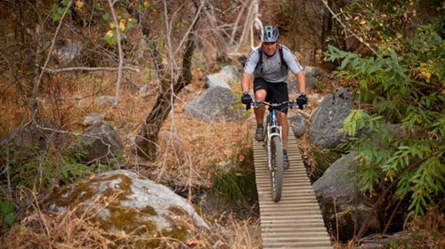 Riding in the foothills of Sequoia National Park