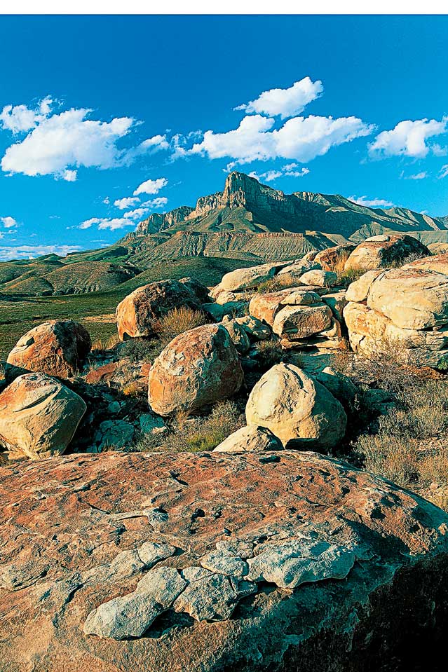boulder Chihuahuan Desert daytime El Capitan Guadalupe Mountains Guadalupe Mountains National Pa landscape mountain national park nobody North America outdoors public land rock rugged scenic Texas togetherness travel USA