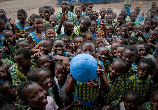 One World Futbol Tim Jahnigen soccer children