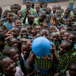 One World Futbol Tim Jahnigen soccer children