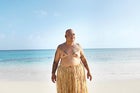 Alson Kelen wearing a tradition
