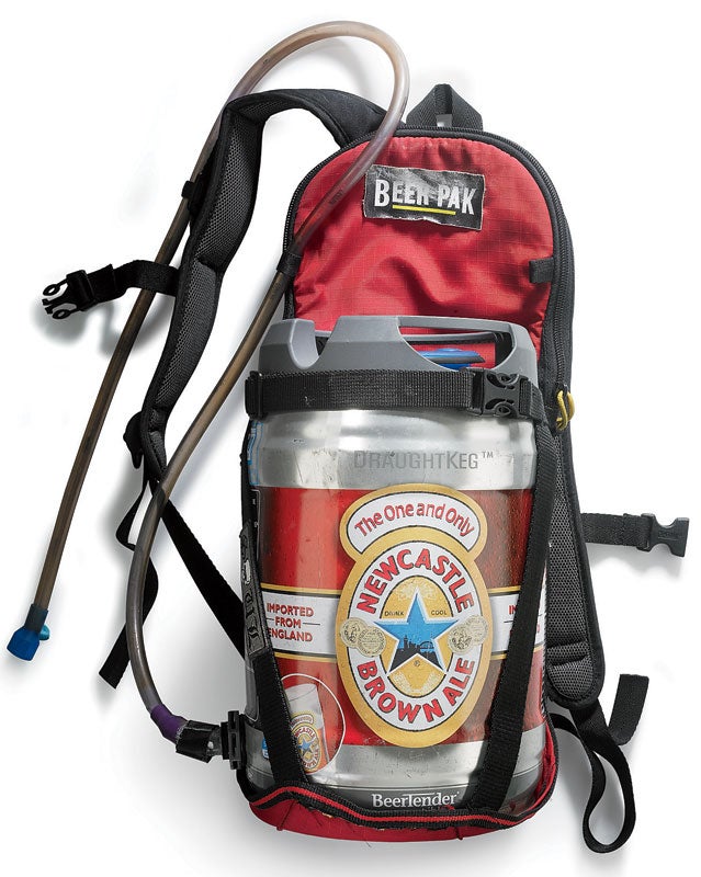 keg carrier backpack gear readers
