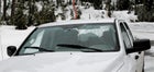 In this pool photo provided by the Pierce Co. Sheriff's Dept., bullet holes can be seen Monday, Jan. 2, 2012, in the windshield of the vehicle that was driven by Park Ranger Dan Camiccia Sunday, Jan. 1, 2012, when he was shot at by a gunman who shot and killed Park Ranger Margaret Anderson during a traffic stop Sunday at Mount Rainier National Park in Washington state. (AP Photo/Pierce Co. Sheriff's Dept., Ed Troyer)