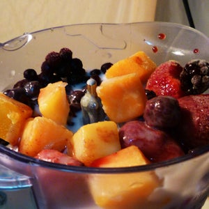 Fruit smoothie.