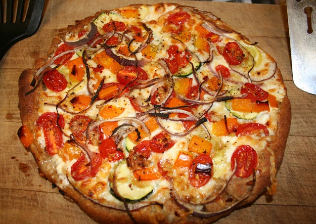 Gluten-free pizza.