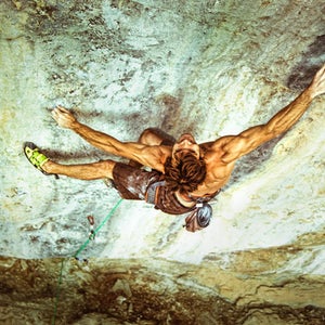 Chris Sharma climbing