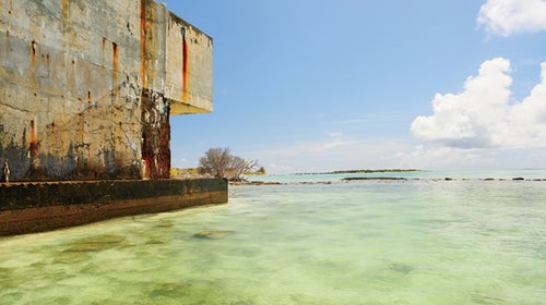 A U.S. military bunker blights