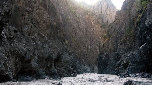 The deep and dark grand Canyon