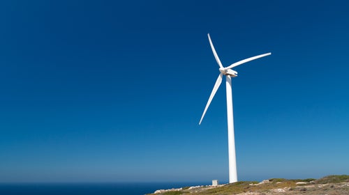 Wind generated power is facing