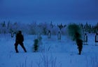 "You can't simulate fear"; Firing through smoke grenades during a live-fire drill at Fort Greely.