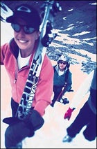 Salomon's STL-550 jacket (his) and the STL-551 jacket (hers)