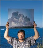 Keith Ronnholm at Lake Washington in Seattle, July 16, 2002.