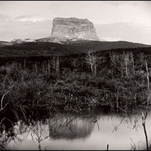 Chief Mountain, early handiwork of Napi, the Creator.
