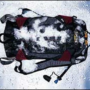 In an effort to keep your agua liquid longer, CAMELBAK lavishes foam insulation upon its compact SNOBOUND daypack. The company's standard drinking tube gains a neoprene sleeve, the swiveling bite valve gets a rubber shield, and half of the hose tucks into a body-warmed shoulder strap. The 1,500-cubic-inch pack will comfortably carry a snowboard or skisplus 100 ounces of water. The SnoBound is slow to frost over when worn during exertion, but take care not to stray too far from the lifts; with only part of the drinking tube tucked into the shoulder strap, this one could get frosty in a hurry. ($100; 800-767-8725, www.camelbak.com)
