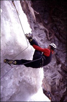 ice climbing