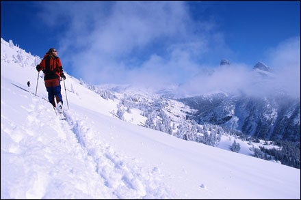 backcountry skiing