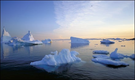Greenland fjord