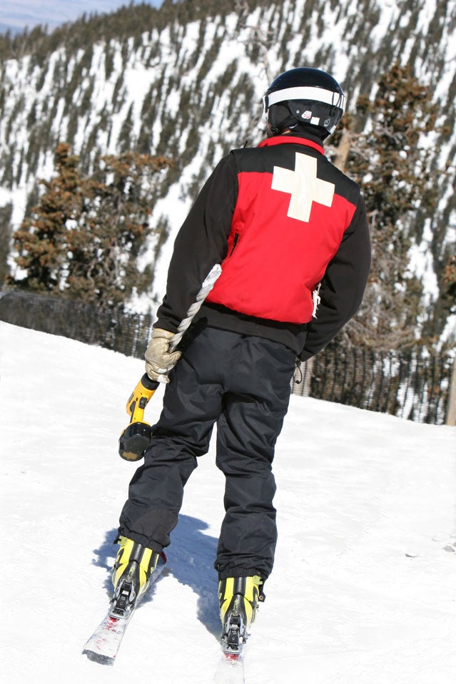 Ski patroller Shutterstock.