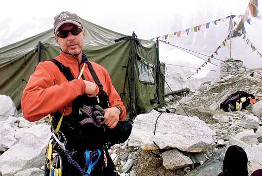 At Everest Base Camp