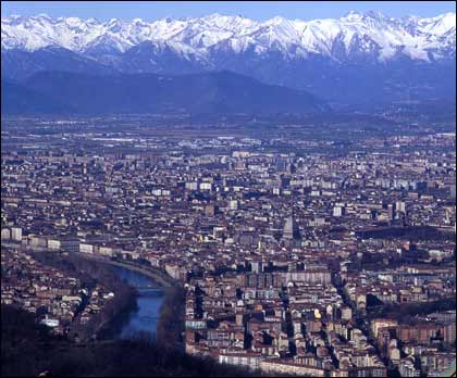 Turin and the mountainous Valle d'Aosta, host to the Winter Olympics 2006