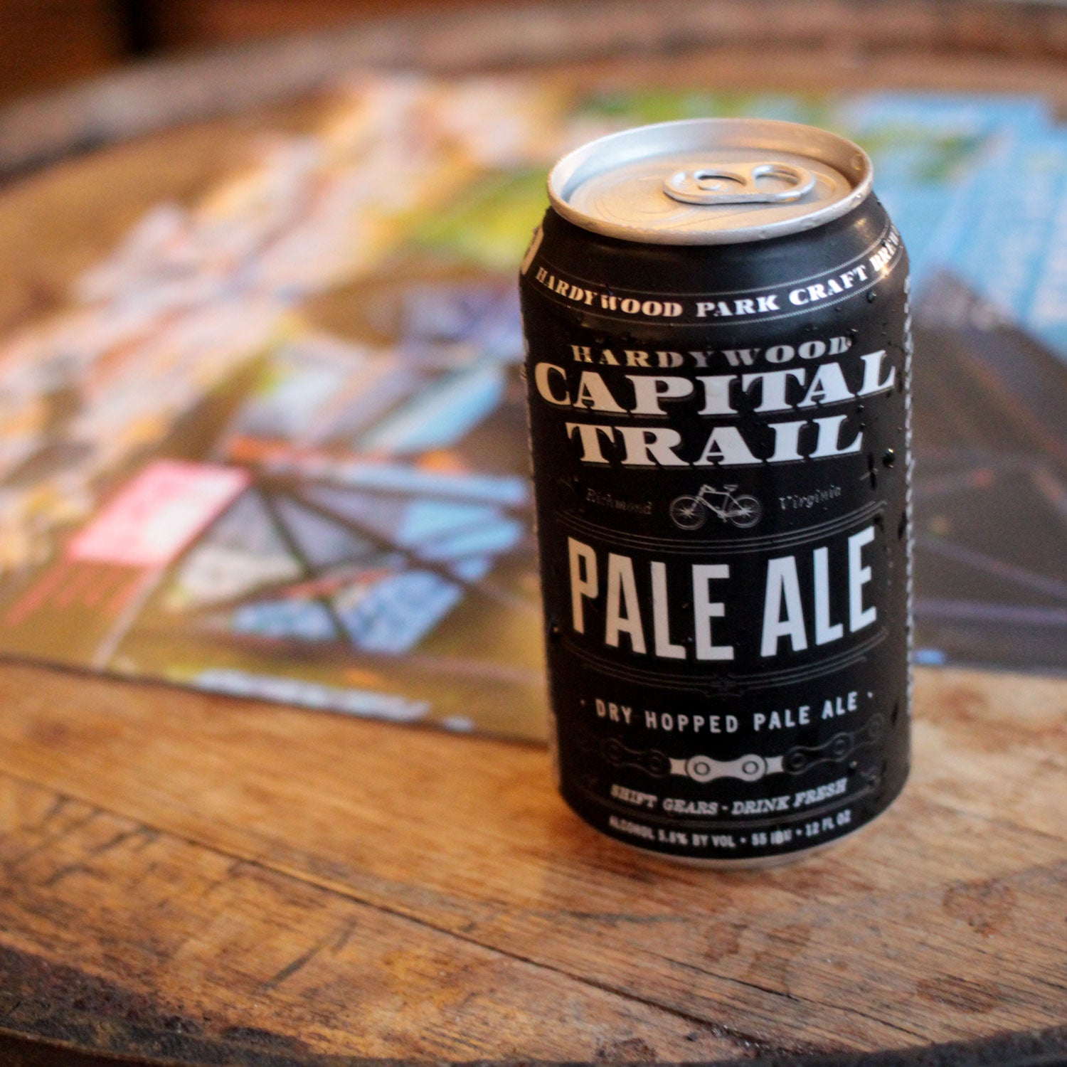 hardywood park craft brewing capital trail pale ale outside beer spring mountain biking
