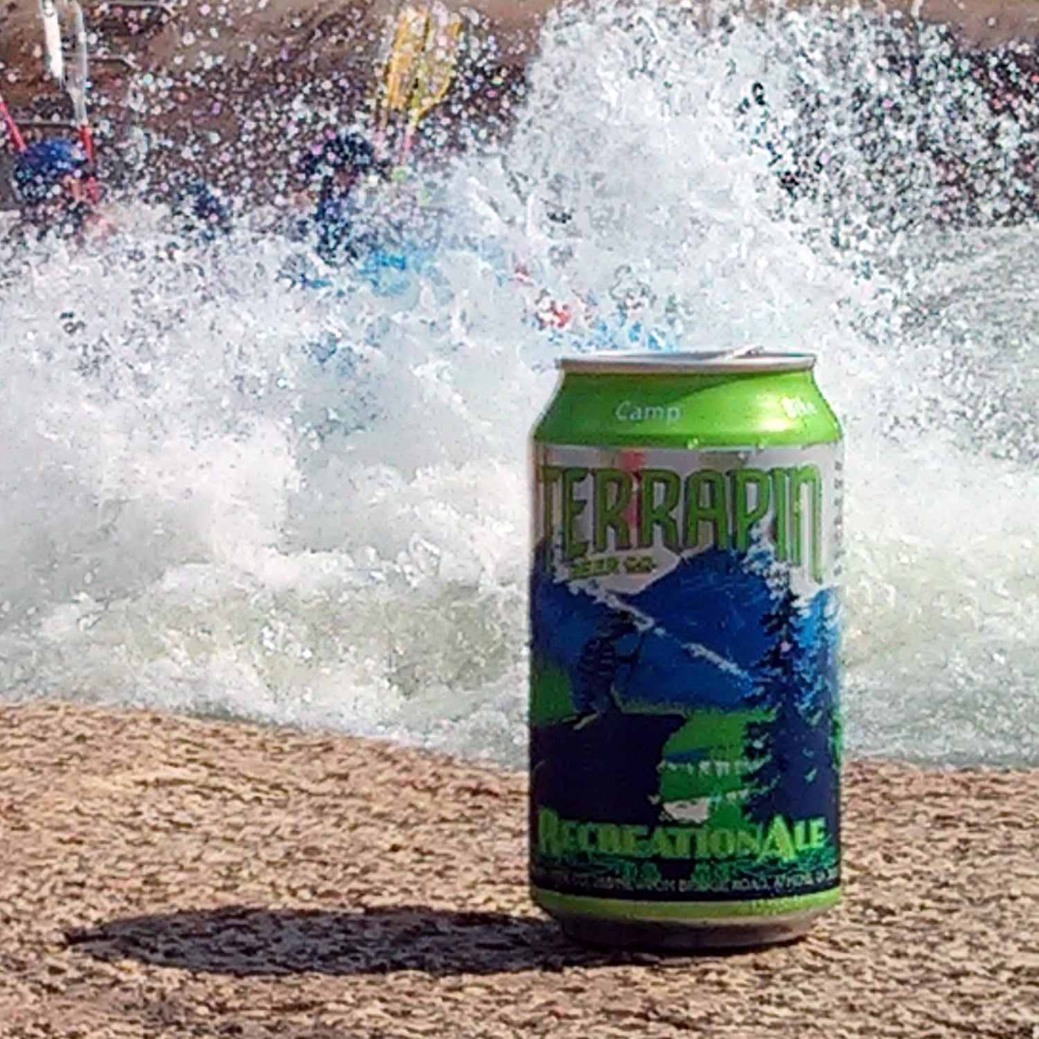 RecreationAle, terrapin beer company, canned beers, outside