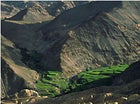 Green peace: lush valleys near the Lamayuru Monastery, Ladakh, India