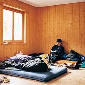 Gadd in Switzerland, taking a deep-thoughts break from his toys, tools, and toils
