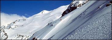 Stephan Dan finds a line in the Annapurna Range, March 2002.