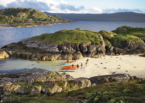 Arisaig Scotland Scottish Sea Kayak Trail