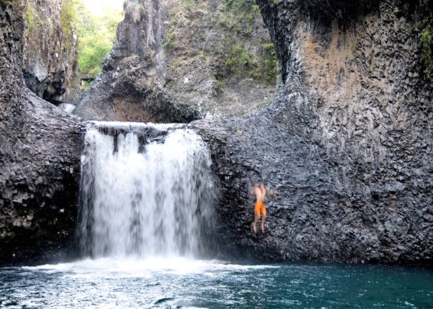 Chilean waterfall