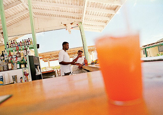 Anegada's Cow Wreck Beach Bar.