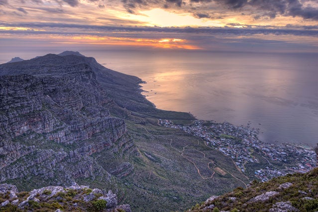 View of Cape Town from Table Mo