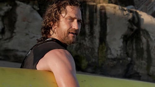 Gerard Butler in Chasing Mavericks.