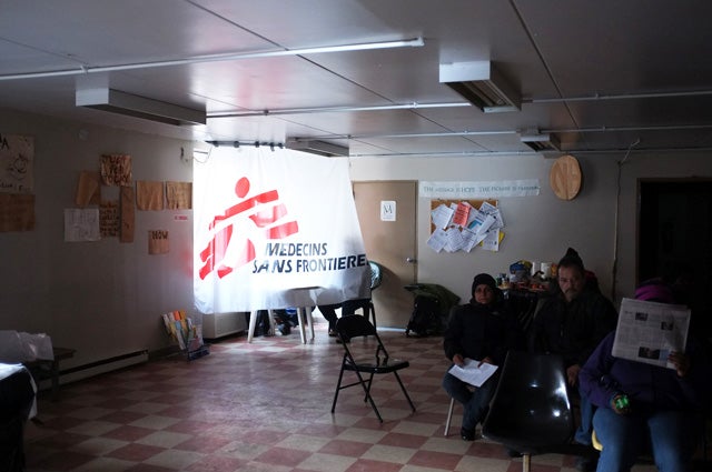 An emergency clinic in the Far Rockaways.
