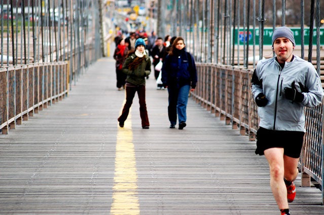 running New York Manhattan ultramarathon ultrarunning Brooklyn bridge