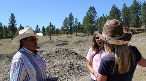 Berdick Two Leggins bison Sarpy Montana Kelly Branam