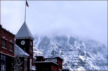 Winter Camping Telluride, Colorado