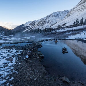 Snowy Conundrum Hot Springs.