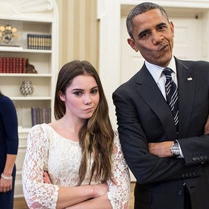 McKayla Maroney vault United States 2012 Olympics London Not Impressed